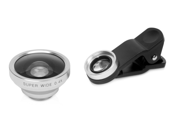 Набор линз для смартфона «Vision», Цвет черный, серебристый