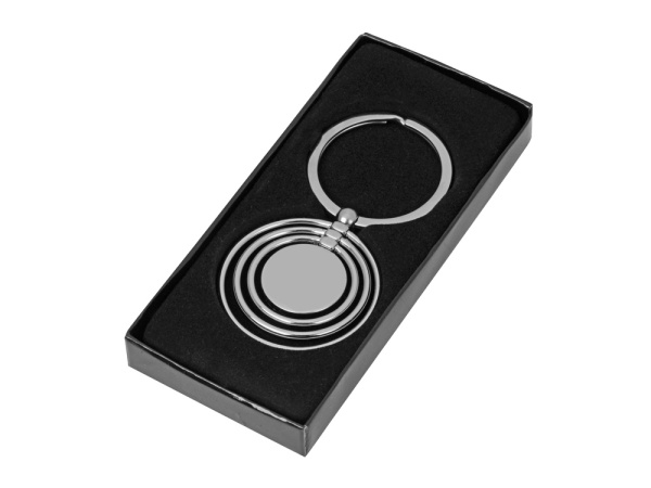 Брелок «Кольца», Цвет серебристый