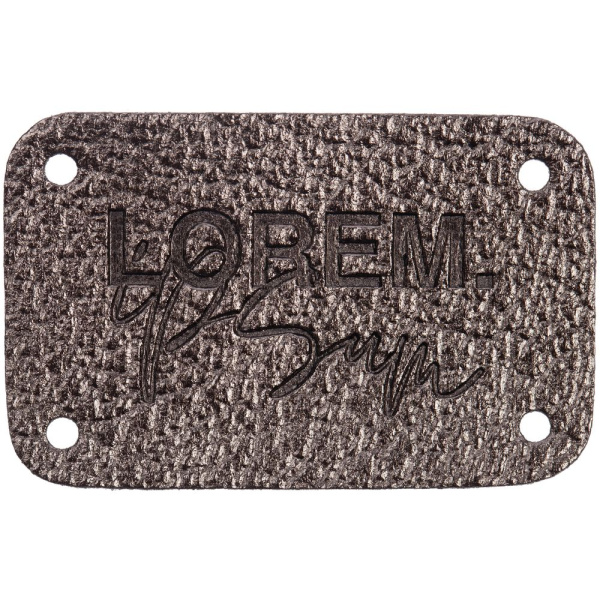 Лейбл Corolla Metal, S, бронзовый, 2,5х4 см
