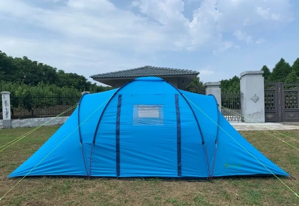 Туристическая палатка большой тамбур с полом 510х250х185/160 см