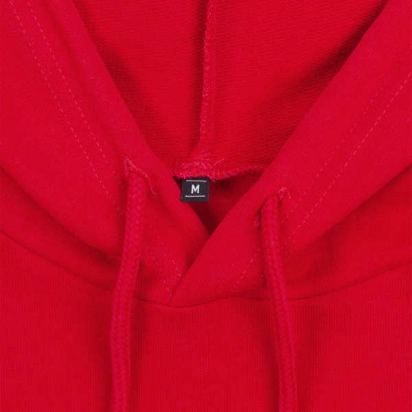 Толстовка с капюшоном женская Hoodie, бордовая, XS–XXL