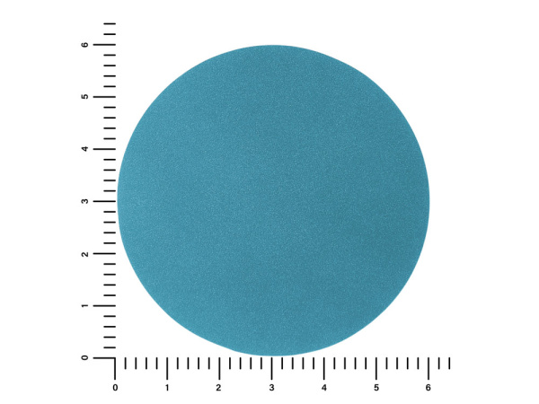 Патч «Круг», nubuk, Цвет голубой