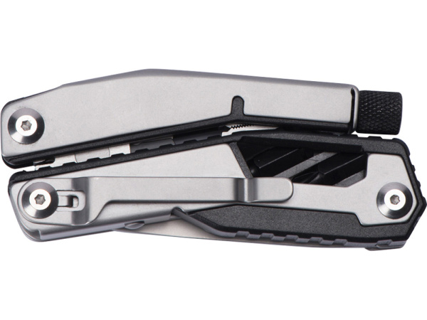 Мультитул-пассатижи Scopus 4-в-1 с двумя отвертками, Цвет серебристый, черный