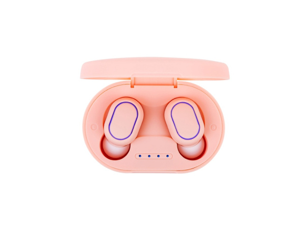 Беспроводные наушники «Mysound Play», Цвет розовый