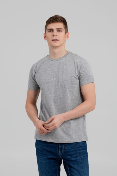 Футболка унисекс T-bolka 160 Original, серый меланж, XXS–XXL