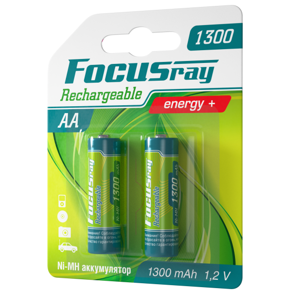 FOCUSray 1300mAH AA 1/12/144 аккумулятор, шт(2 шт)