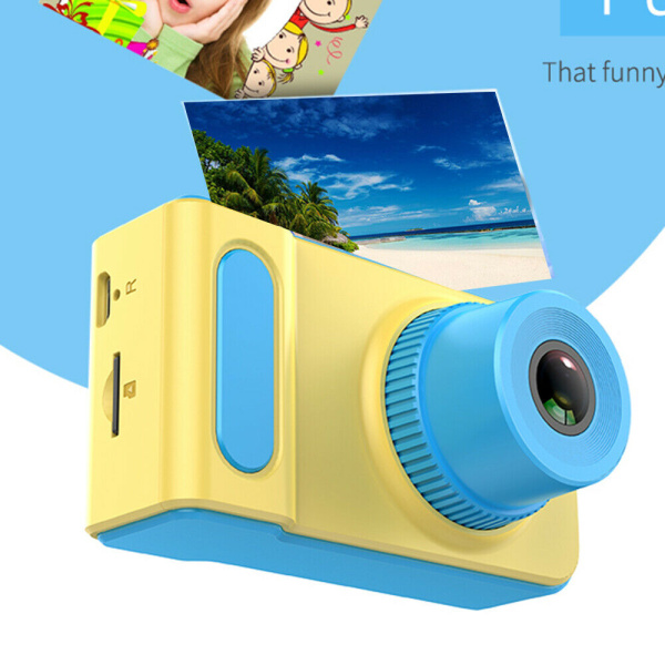 Детский фотоаппарат Kids Camera Summer Vacation Синий