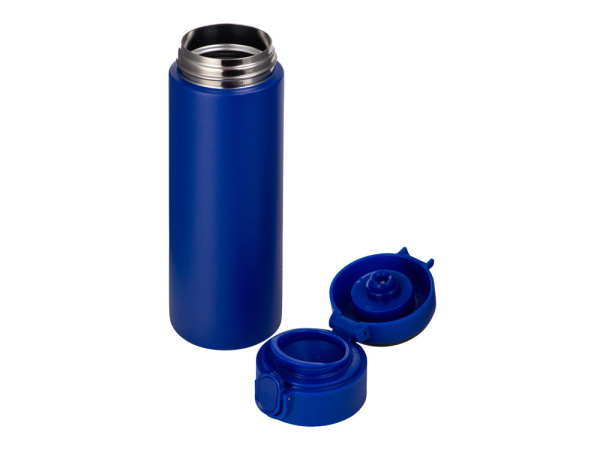 Вакуумная термокружка с индикатором и медной изоляцией «Bravo», 400 мл, Цвет синий