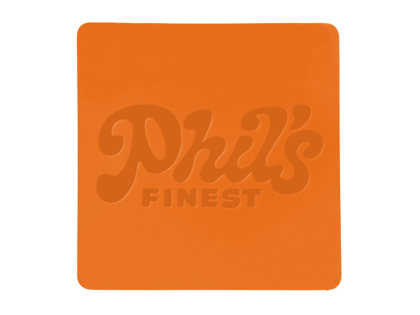 Патч «Квадрат», soft-touch, Цвет оранжевый