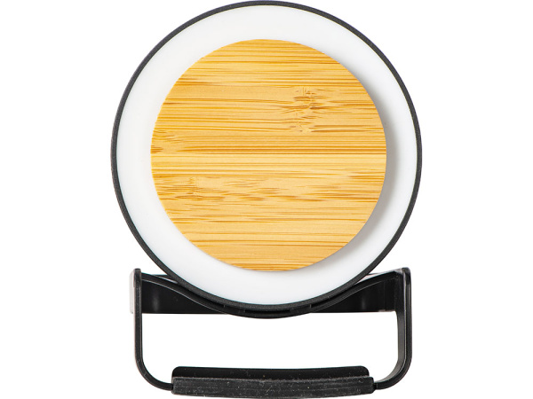 Беспроводная колонка (5 Вт) с функцией беспроводной зарядки (10Вт) «Eclipse», Цвет черный