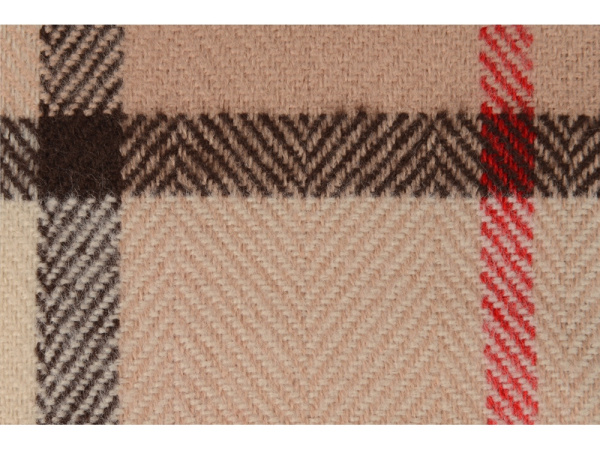 Плед акриловый «Tartan», Цвет бежевый