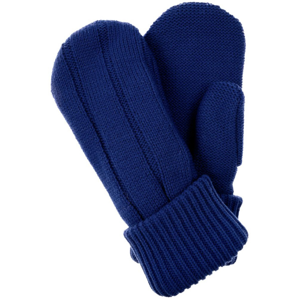 Варежки Knit Beat, темно-синие, S/M, L/XL