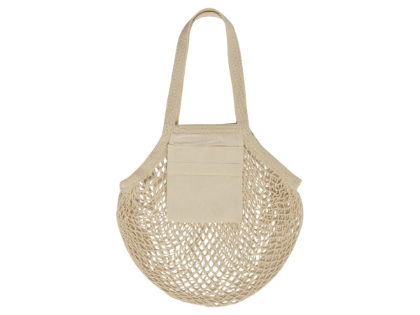 Сумка-авоська для шопинга «Mesh» хлопковая, Цвет натуральный