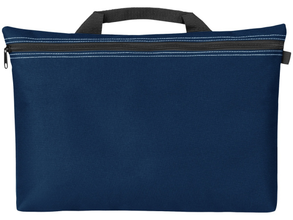 Сумка для конференций «Lando», Цвет синий глубокий/черный