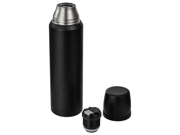 Вакуумный термос с медной изоляцией «Stern», крафтовый тубус, 1000 мл, Цвет черный