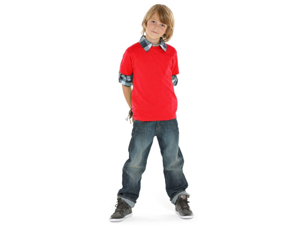 Футболка "Heavy Super Club" детская, Размер 8, Цвет красный