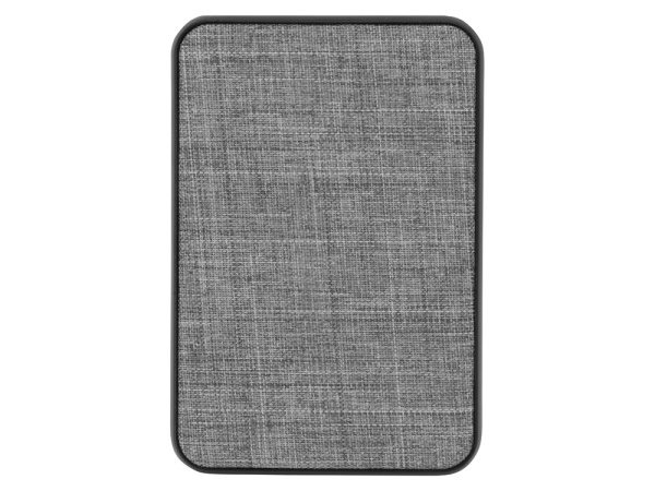 Внешний аккумулятор из rPET «Reborn», 5000 mAh, Цвет серый