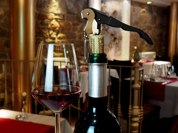 Нож сомелье Pulltap's Basic, Цвет черный/серебристый