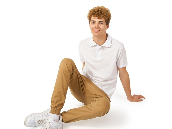 Рубашка поло «Laguna» мужская, Размер 3XL, Цвет белый