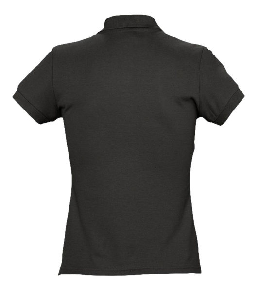 Рубашка поло женская Passion 170, черная, S–XXL