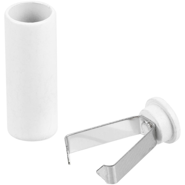 Наконечник для шнурка Nozzle, ver.2, белый, 0,5x2 см