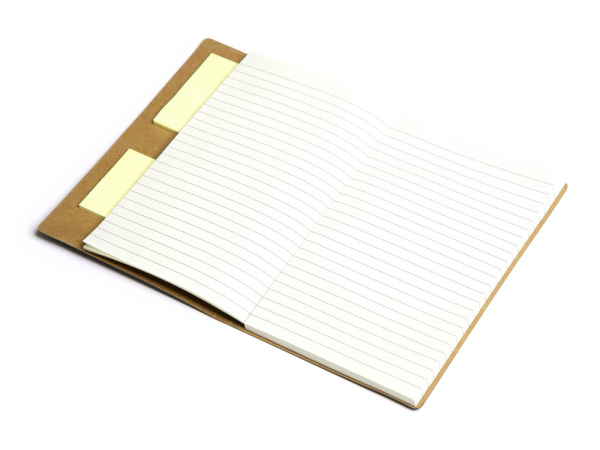 Блокнот А5 «Write and stick» с ручкой и набором стикеров, Цвет черный