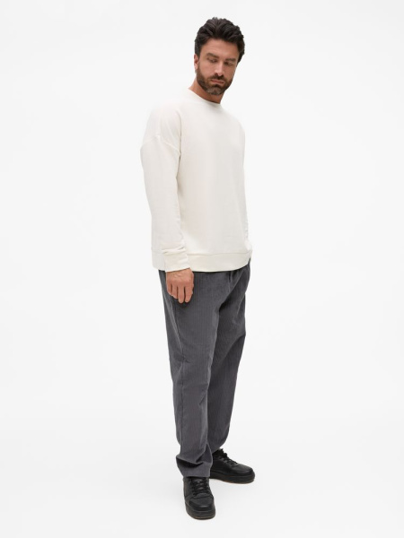 Свитшот унисекс S2, молочно-белый, XS–XXL
