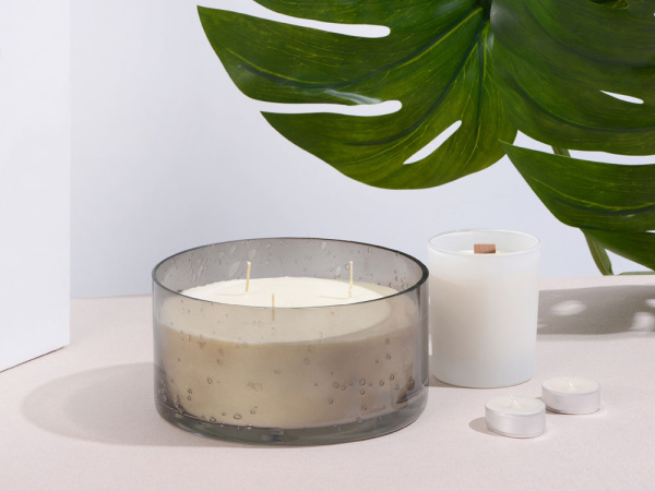 Свеча ароматическая «Halo», Цвет черный