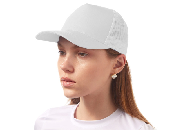 Бейсболка «Kansas», Цвет белый