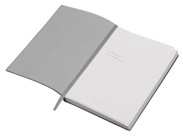Бизнес-блокнот А5 «C1» soft-touch, Цвет серый