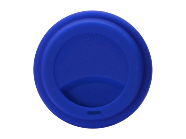 Фарфоровая кружка с двойными стенками «Toronto», Цвет белый/синий