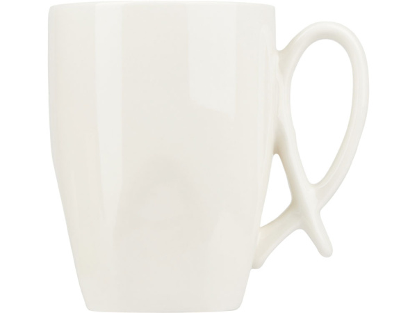 Чайная пара с бамбуковым блюдцем «Deny», Цвет белый