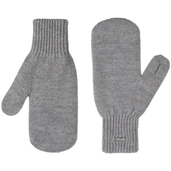 Варежки Capris, серый меланж, S/M