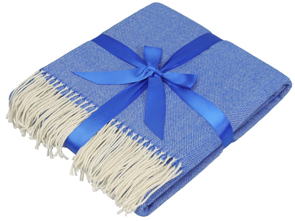 Плед акриловый «Dapple» 160 х 210 см, Цвет синий