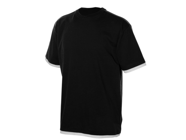 Футболка «Rotterdam» мужская, Размер XL, Цвет черный/белый