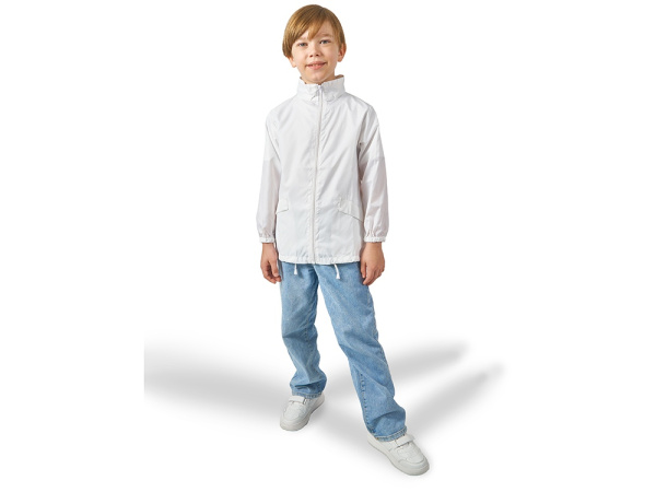 Ветровка "Miami" детская, Размер 10, Цвет белый
