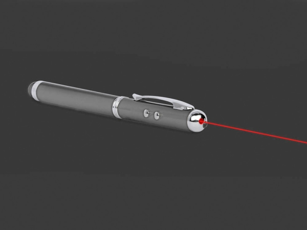 Ручка-стилус шариковая «Каспер» 3 в 1, Цвет серебристый