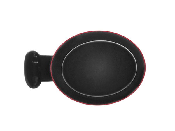 Металлическая шариковая ручка «Ellipse gum» soft touch с зеркальной гравировкой, Цвет красный