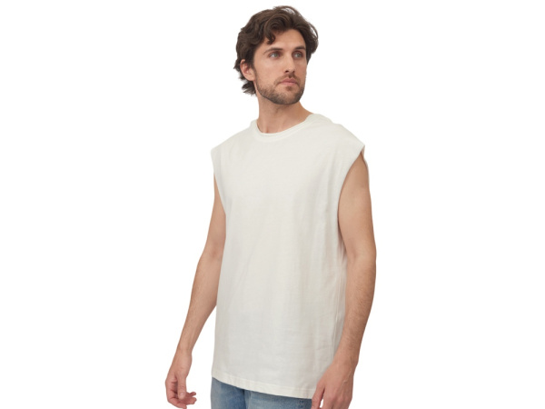 Майка оверсайз «Berlin», унисекс, Размер XL-2XL, Цвет молочный