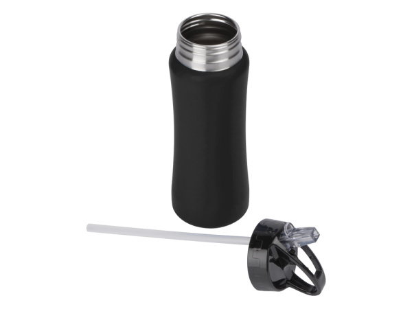 Бутылка для воды «Bottle C1», soft touch, 600 мл, Цвет черный