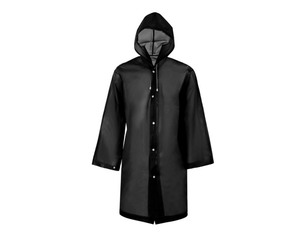 Дождевик «Hawaii light» c чехлом унисекс, Размер XL-2XL, Цвет черный