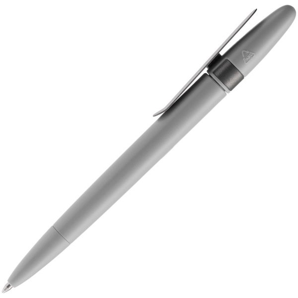 Ручка шариковая Prodir DS5 TSM Metal Clip, серая, 14,5х1,1 см