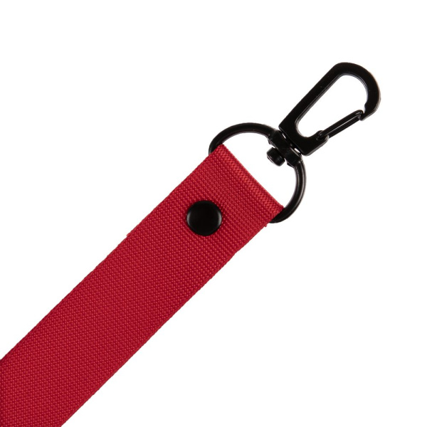 Застежка-карабин Snap Hook, M, черная, 2,5х4 см