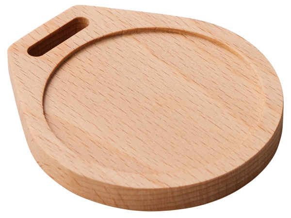 Медаль из бука «Round», Цвет натуральный