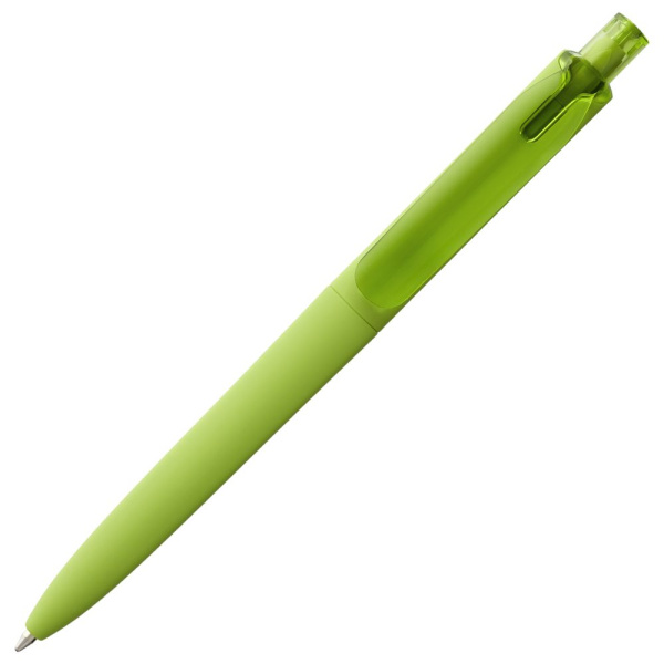 Ручка шариковая Prodir DS8 PRR-T Soft Touch, зеленая, 14х1,1 см