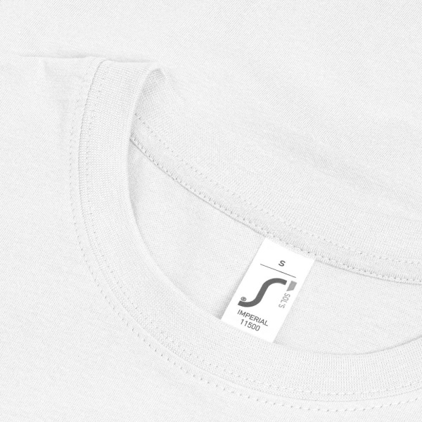 Футболка Imperial 190, белая, XS–5XL