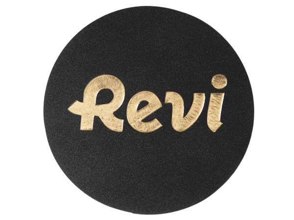 Патч «Круг», nubuk, Цвет черный