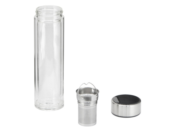 Термос с индикатором температуры «Tapp», 500 мл, Цвет прозрачный, серебристый