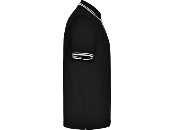 Рубашка поло «Montreal» мужская, Размер 2XL, Цвет черный/белый