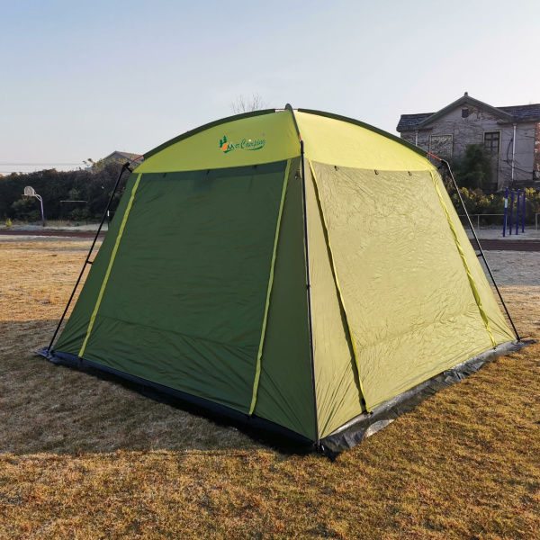 Кемпинговый шатер – палатка со стальным каркасом 